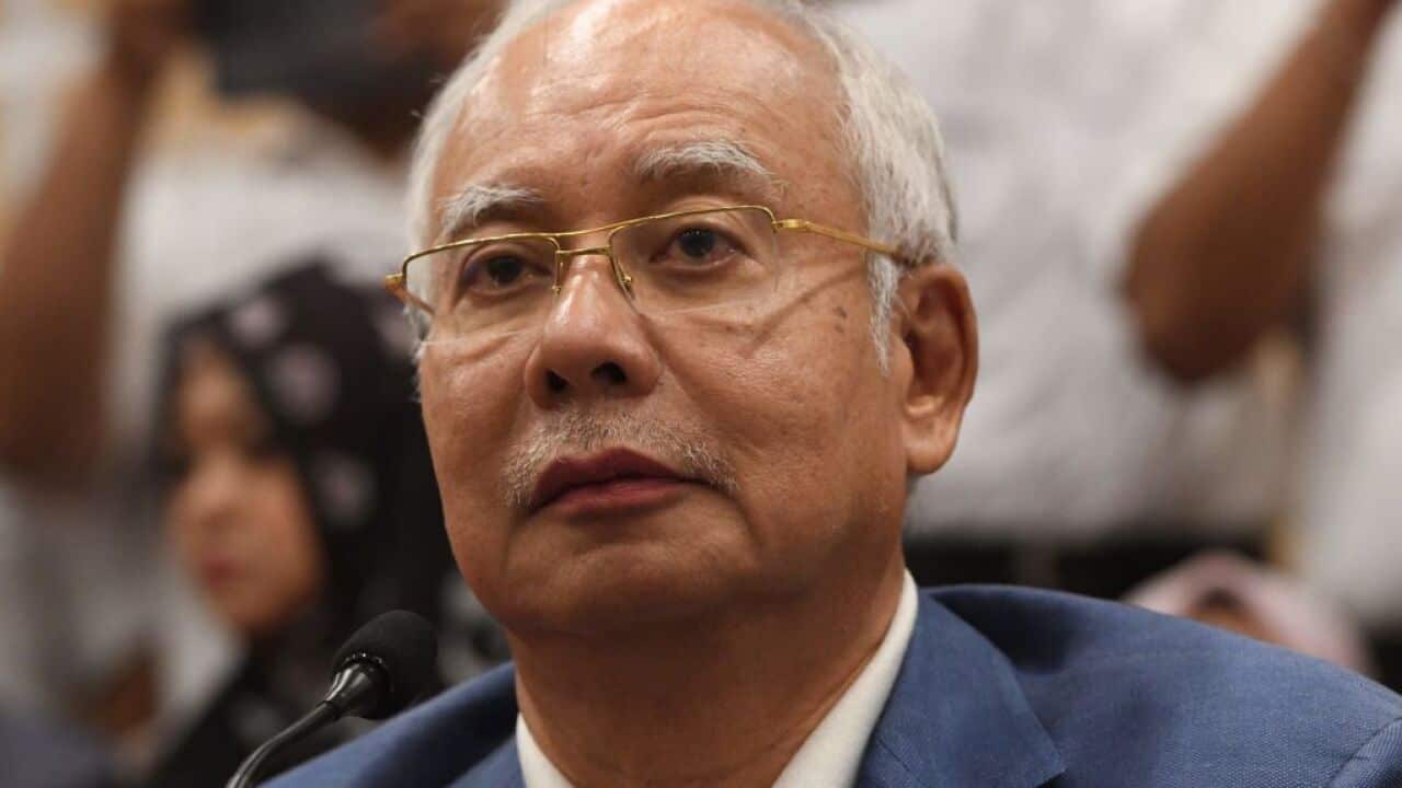 Former Malaysian prime minister Najib Razak.