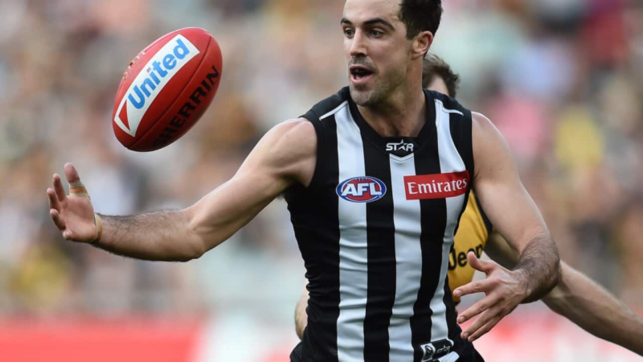 Collingwood Magpies player Steele Sidebottom