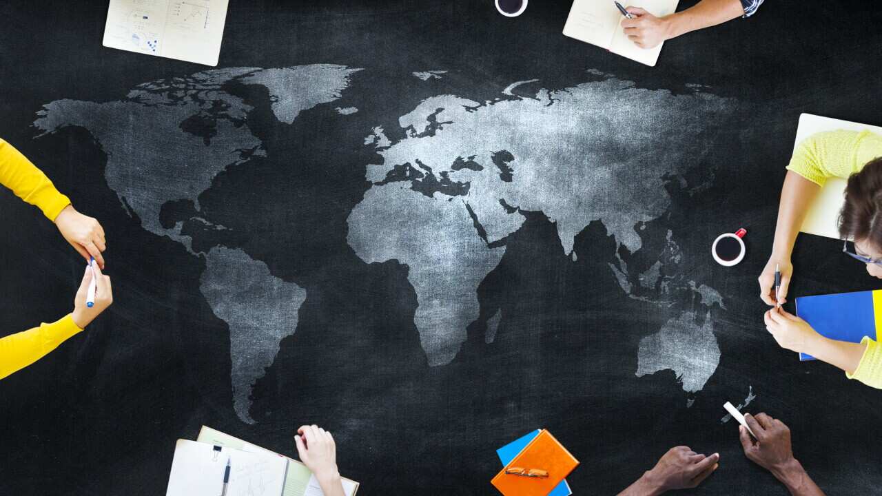 Group of Students Studying About Global Issues
