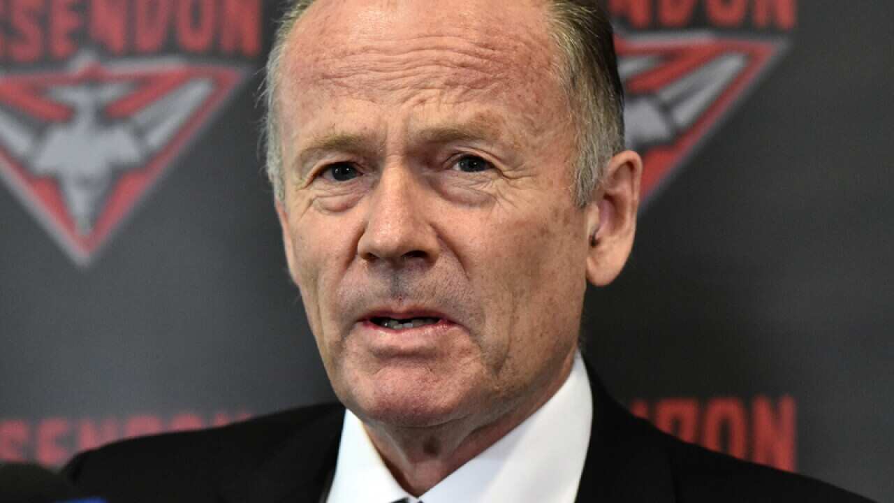 Essendon president Lindsay Tanner