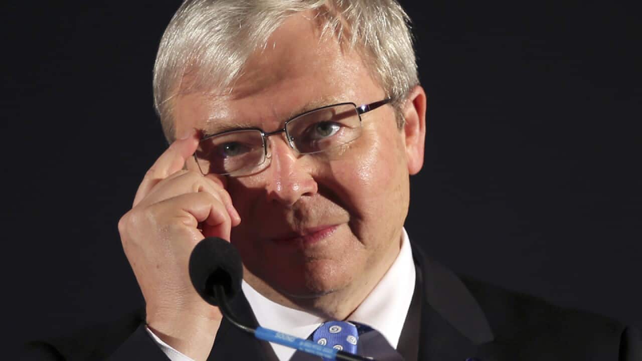 Former prime minister Kevin Rudd
