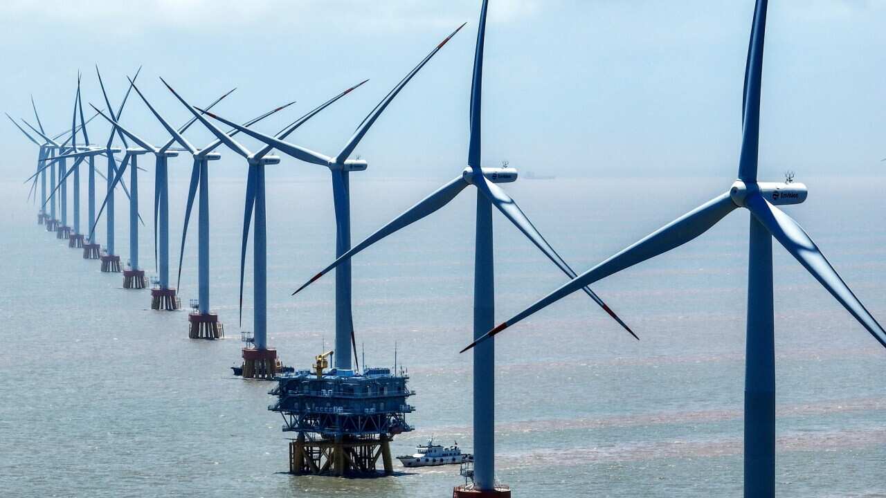 Offshore Wind Farm In Zhoushan