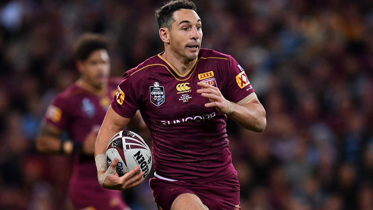 Billy Slater has played 29 times for the Maroons.