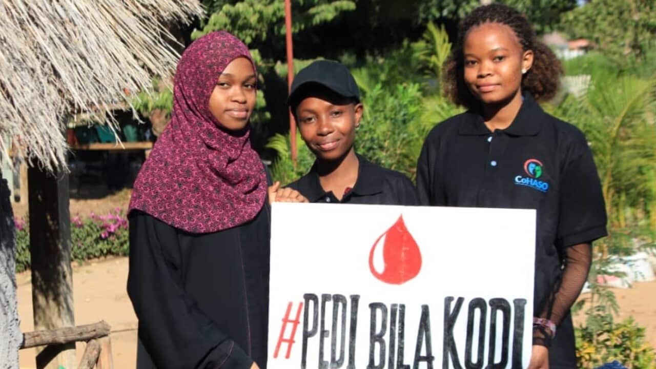 A campaign has been launched on social media under the hashtag #PediBilaKodi (pads without tax, in Swahili).
