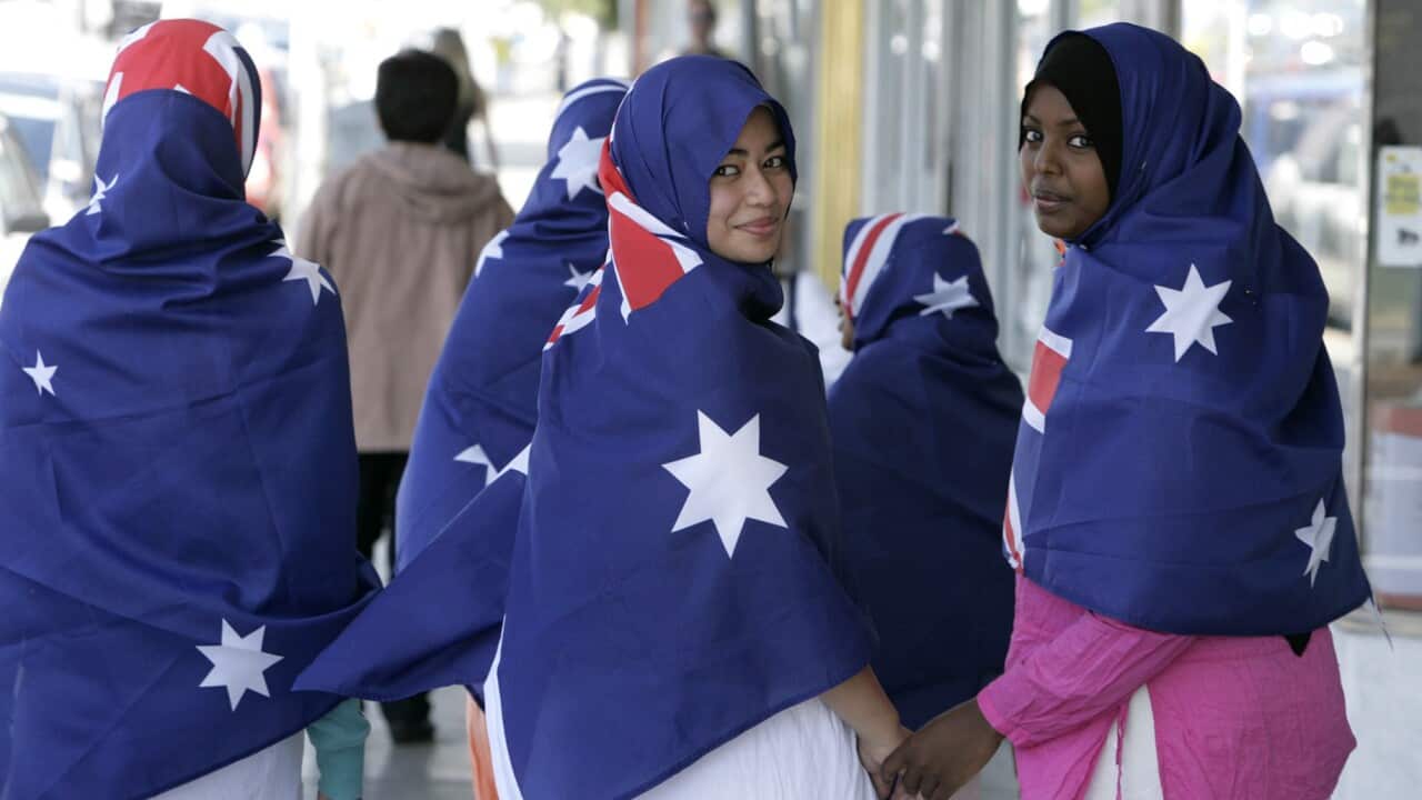 MUSLIM WOMEN FLAG HIJABS