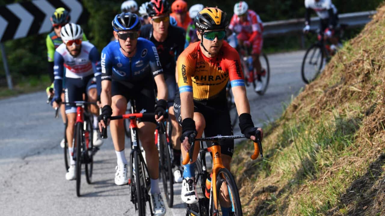 Jan Tratnik edged past Ben O'Connor in Stage 16 of the Giro d'Italia