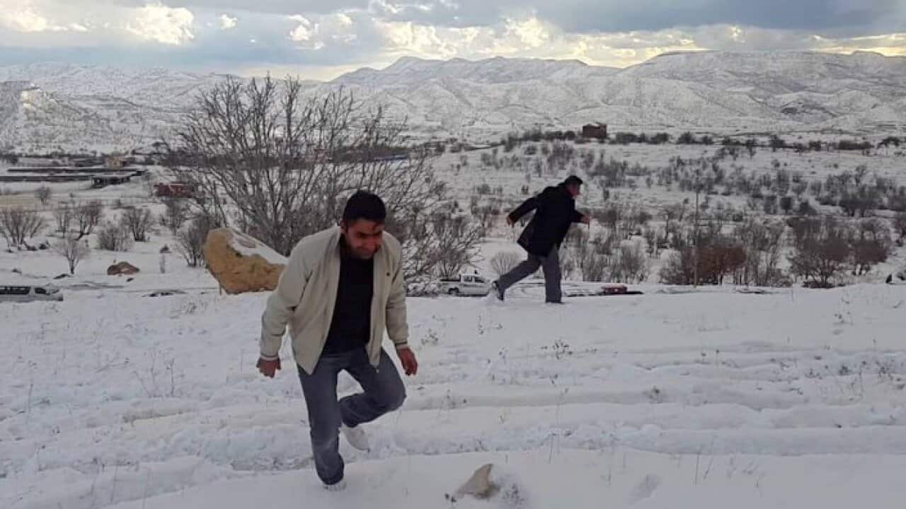 Heavy snow in Kurdistan Region, Iraq