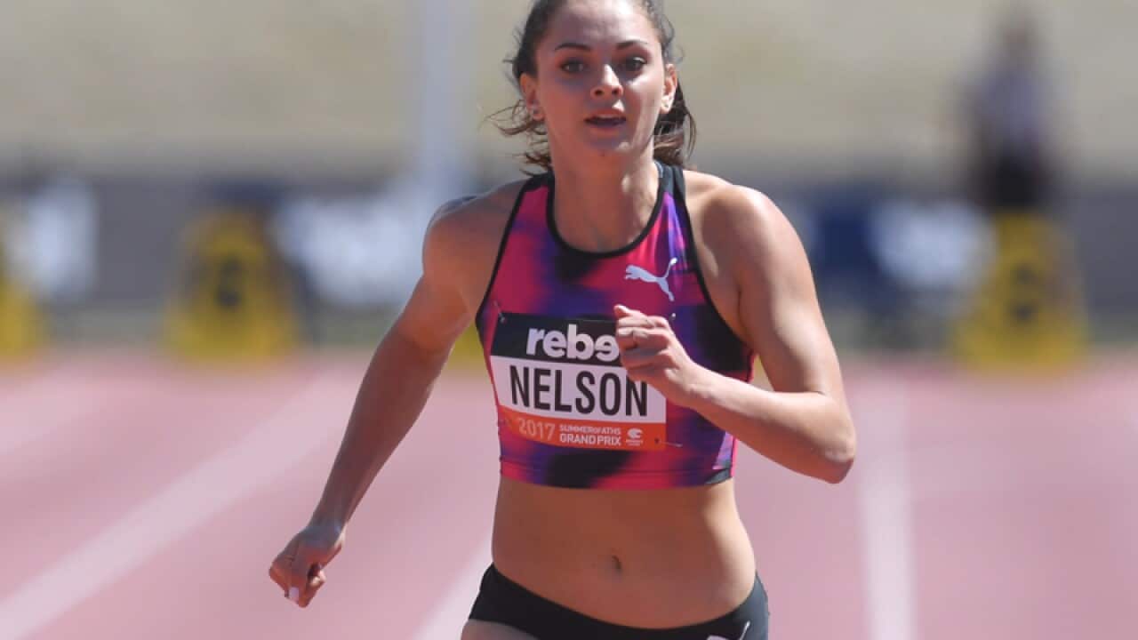 Ella Nelson of Australia in action