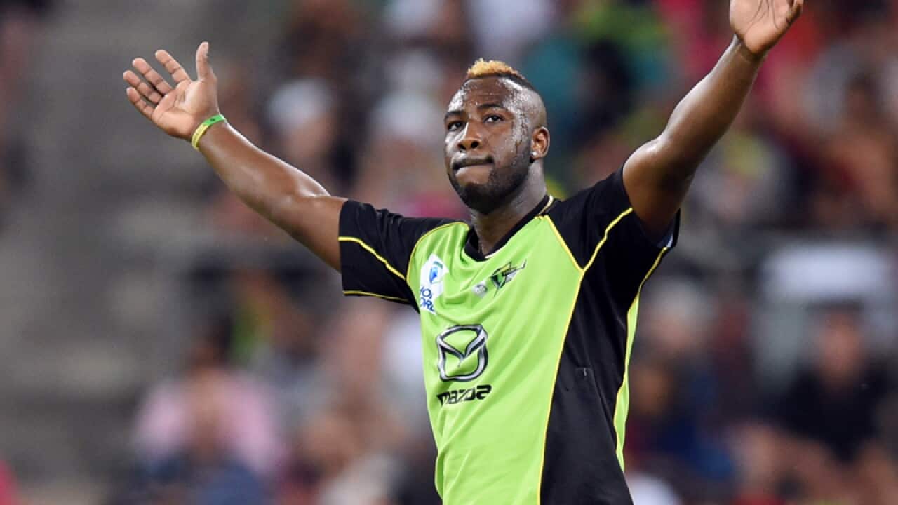 Andre Russell of the Thunder