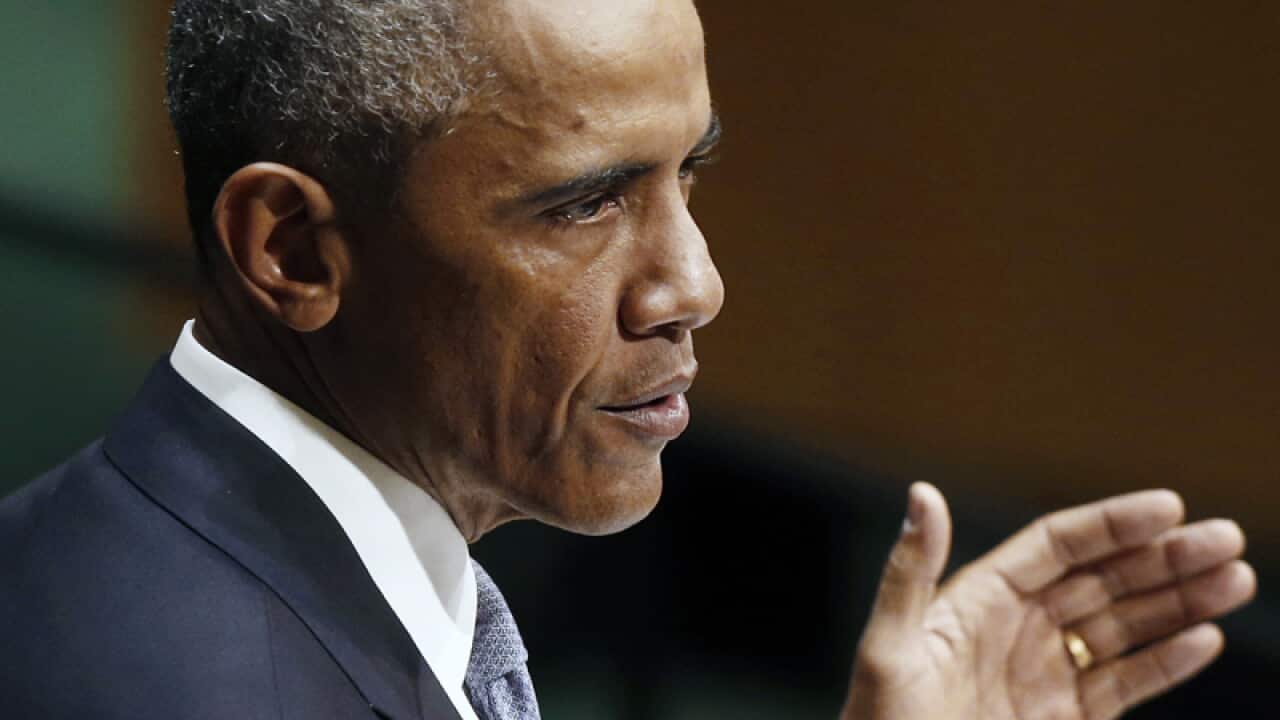 Barack Obama addresses the 69th session of the UN General Assembly