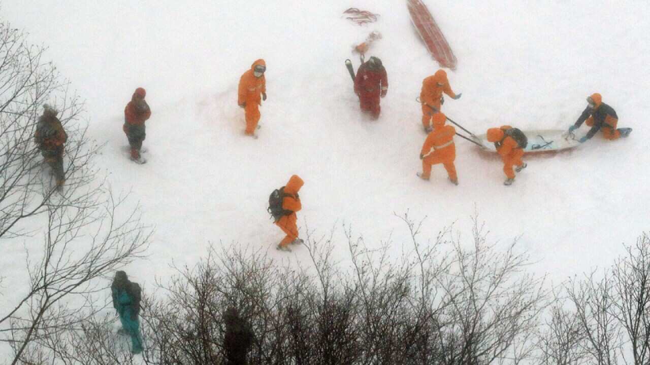 Rescue operations in Nasu