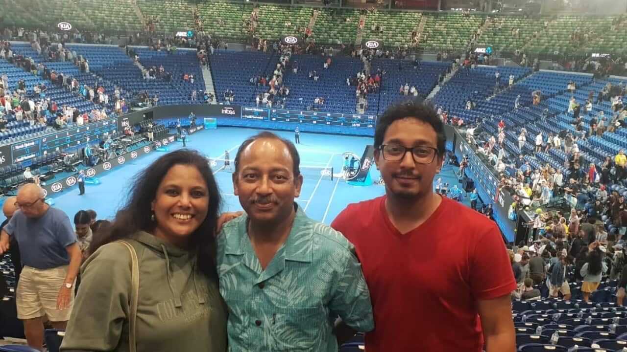 Shubhang Bhattacharya and family