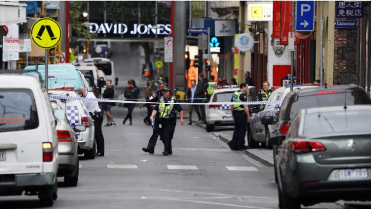 The body of a female aged, approximately 33, was found by a passerby on Celestial Avenue in Melbourne.