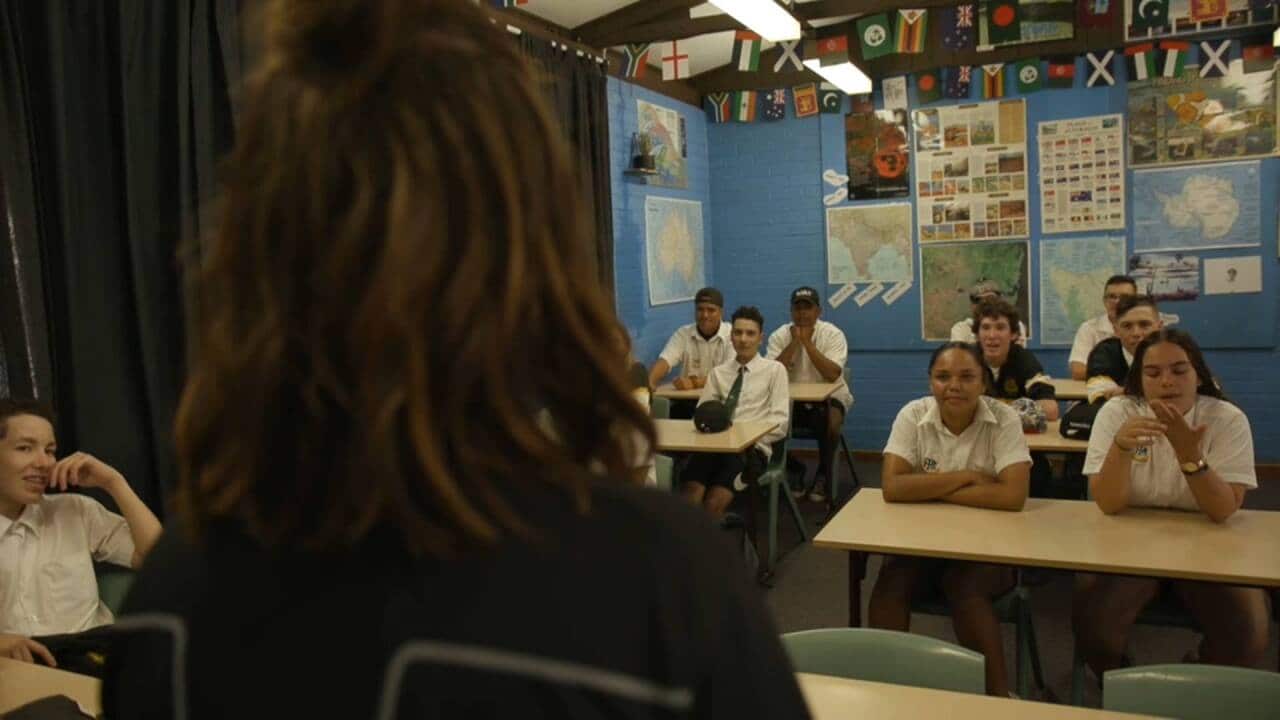 Peel High students learning Gamilaraay