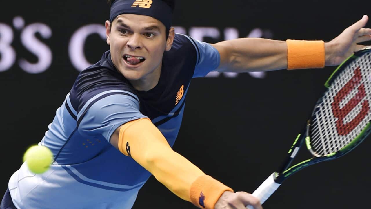 Canada's Milos Raonic.