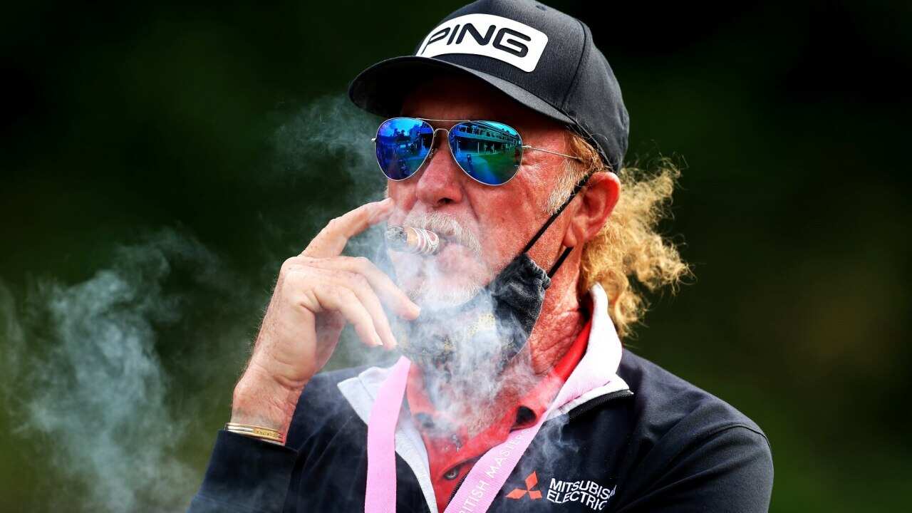 Golfer Miguel Angel Jimenez