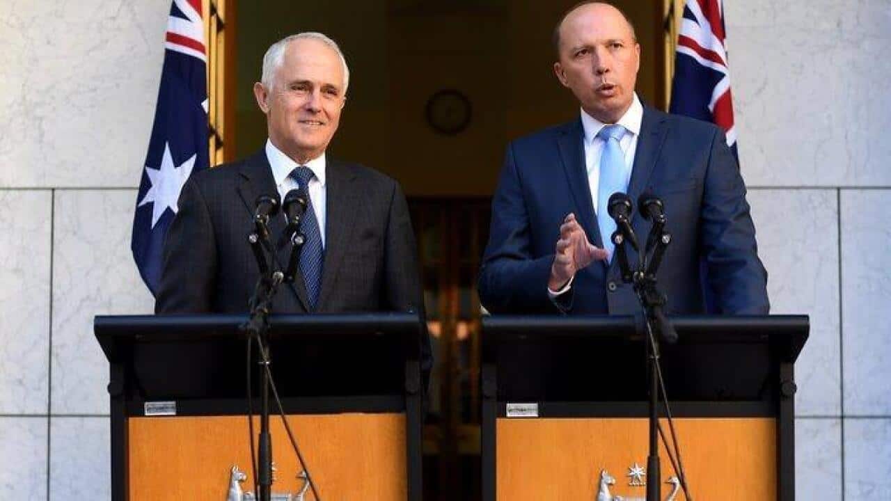 Prime Minister Malcolm Turnbull and Immigration Minister Peter Dutton