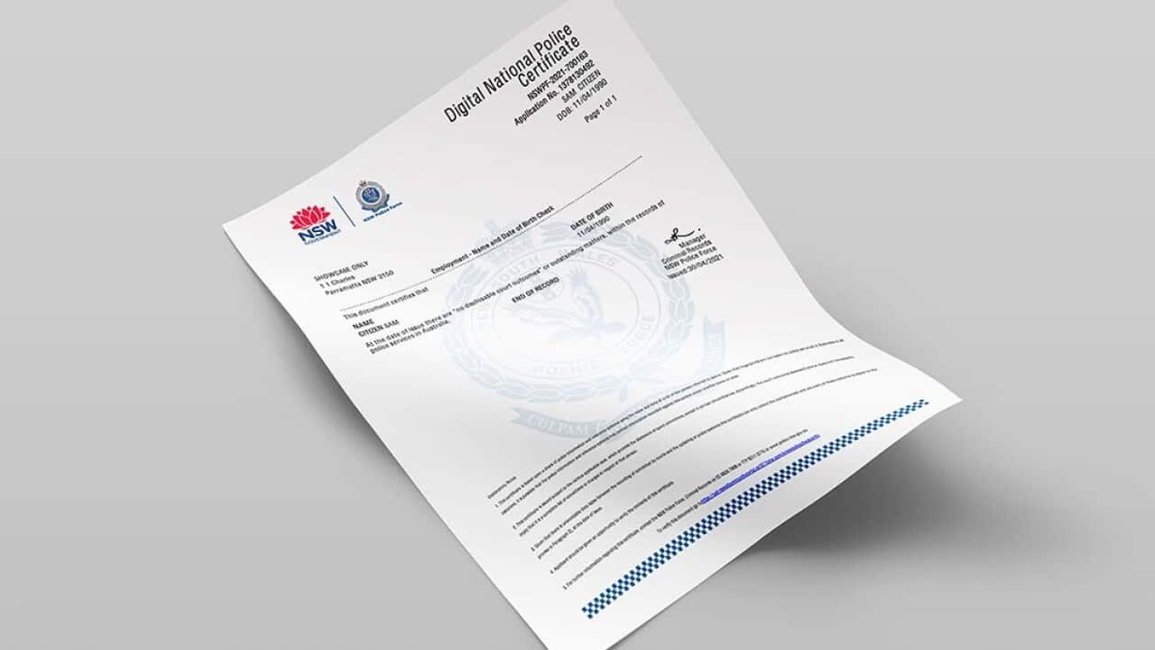 What is a National Police Check in Australia?