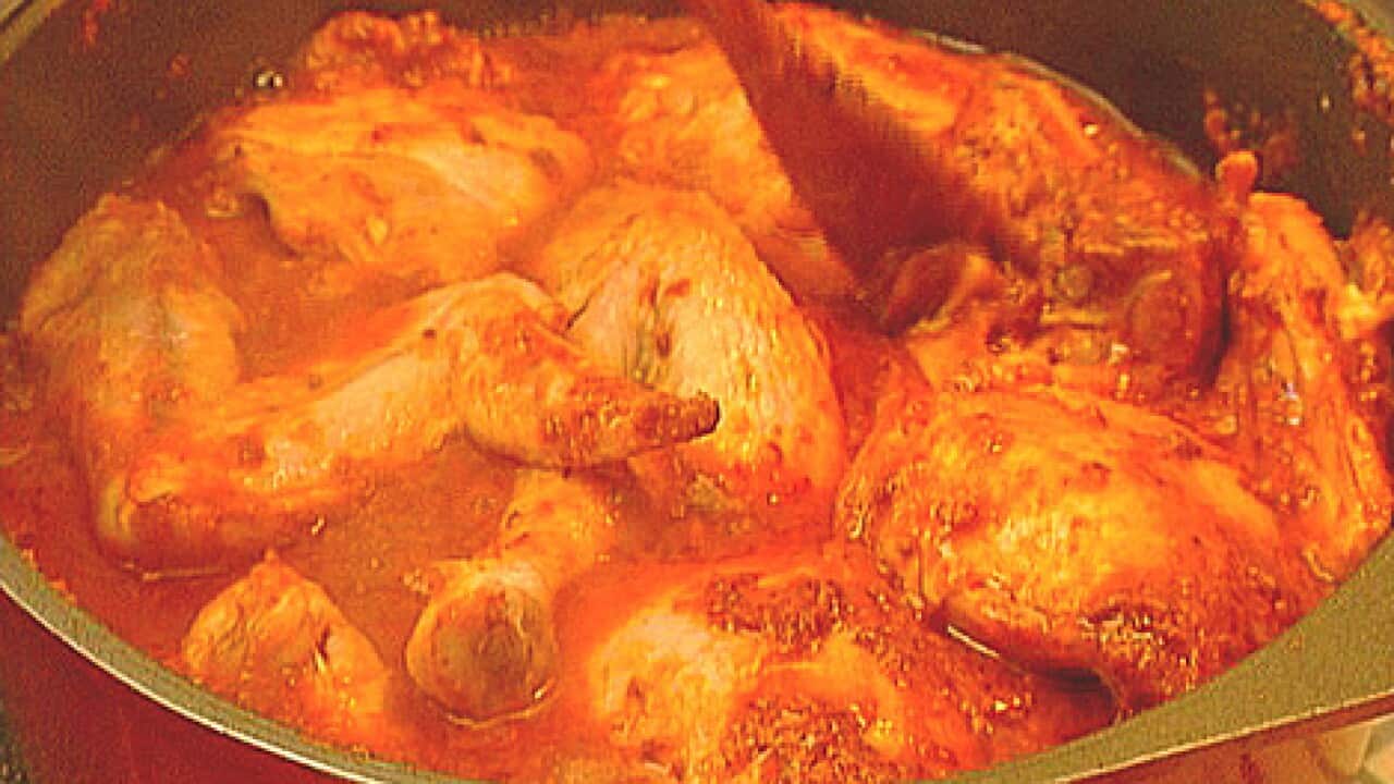 Spicy chilli chicken (Ayam Pangang)