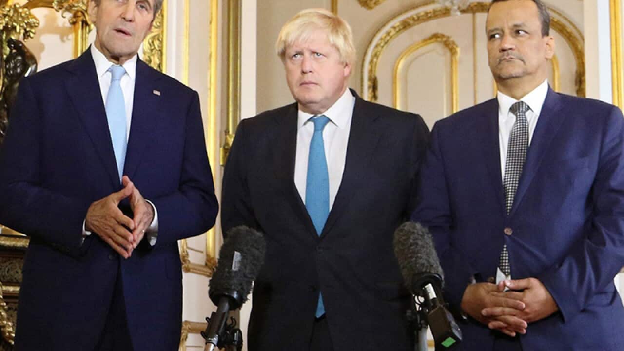 The US secretary of State and the UK Foreign Secretary