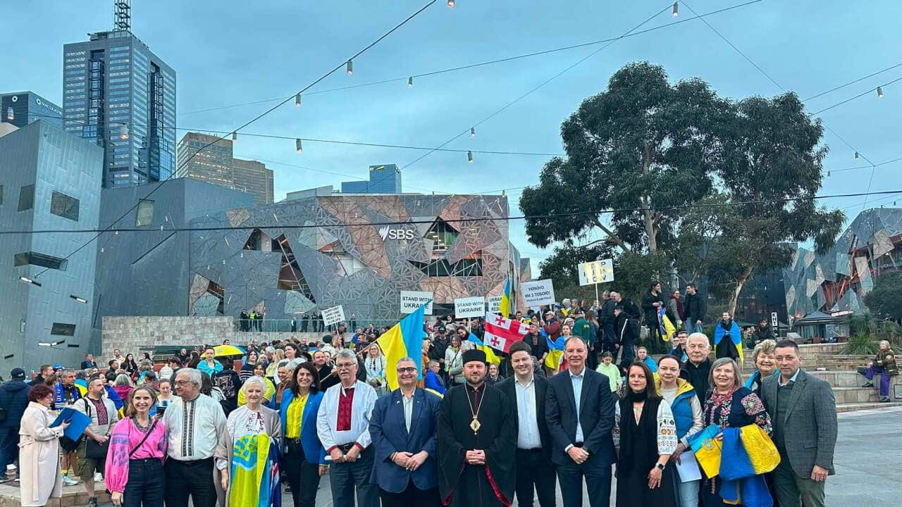 Melbourne, Federation Sq, 24 August 2026. Ukrainian Independence Day..jpg