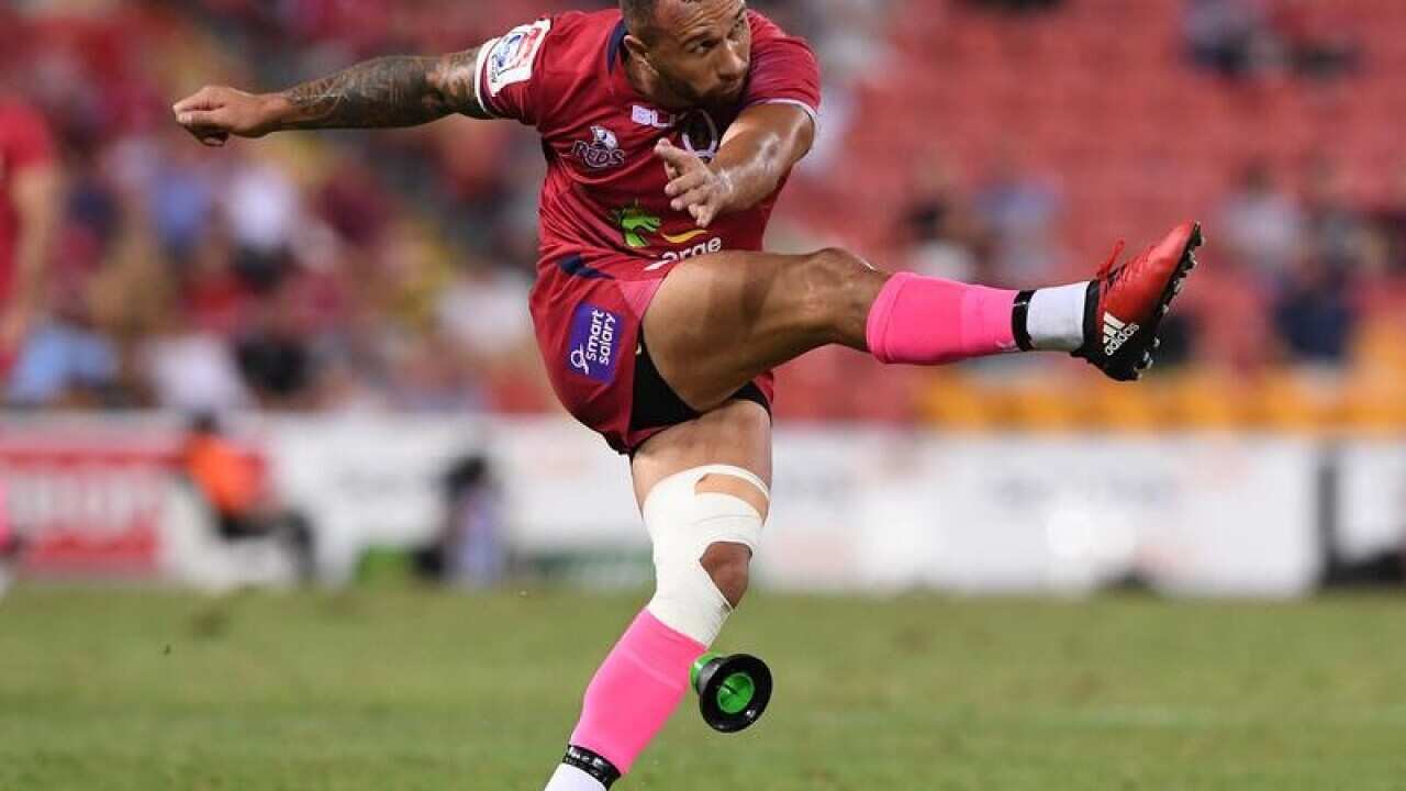 Queensland flyhalf Quade Cooper.