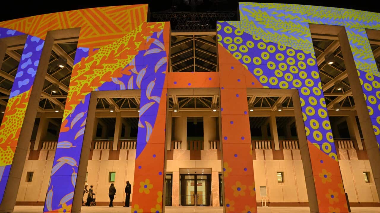 ILLUMINATION NATIONAL RECONCILIATION WEEK PARLIAMENT HOUSE