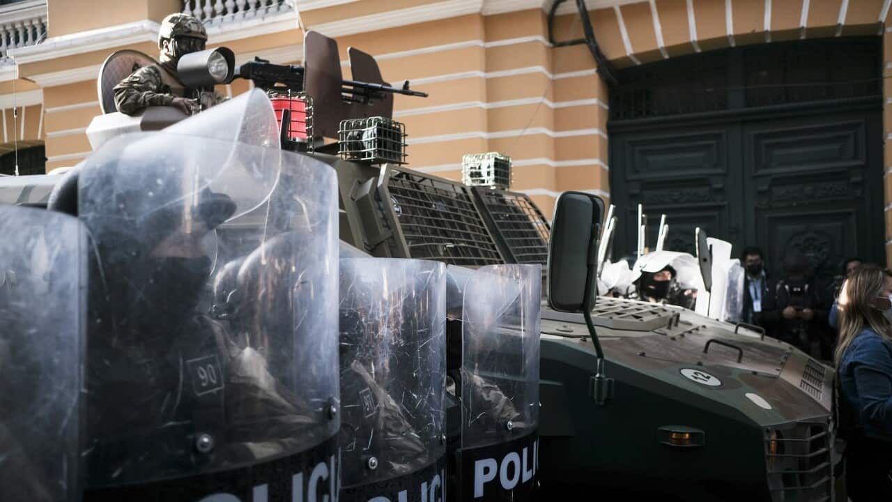 Presidential palace surrounded by military forces amid coup attempt in Bolivia