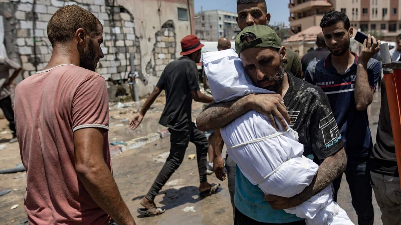 Israeli raid in the Al-Mawasi area of Khan Yunis