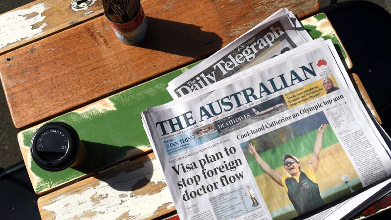 News Corp newspapers The Australian and The Daily Telegraph