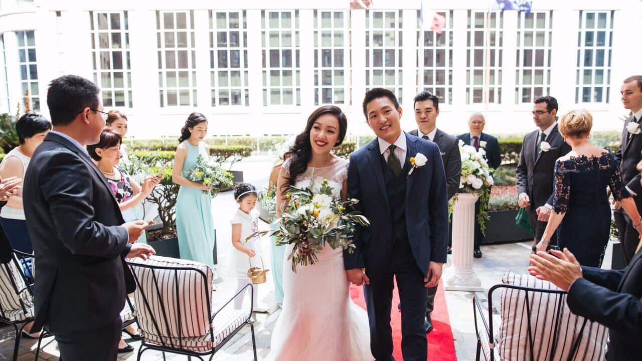 Jane Wang and Vincent So