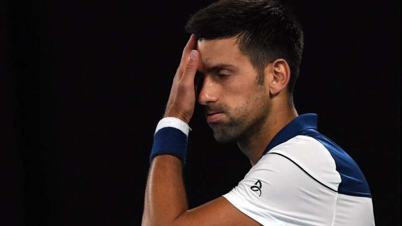 Serbian tennis player Novak Djokovic