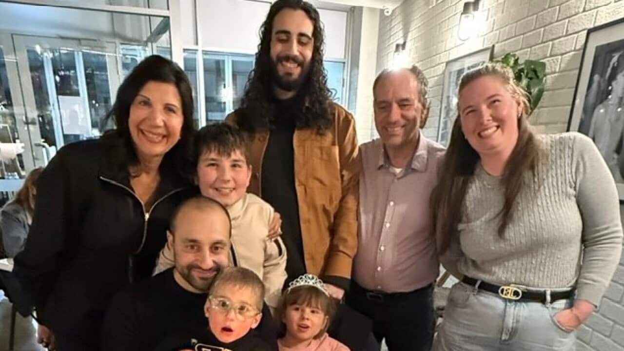 Franco Barilaro and his family in 2025.