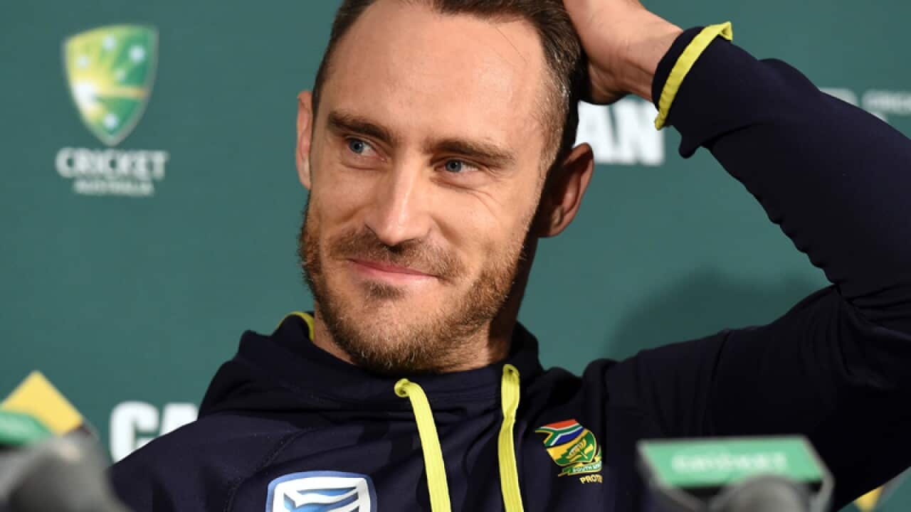 South African cricket captain Faf du Plessis