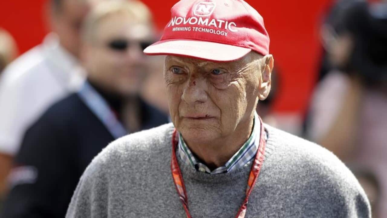 Formula One legend Niki Lauda