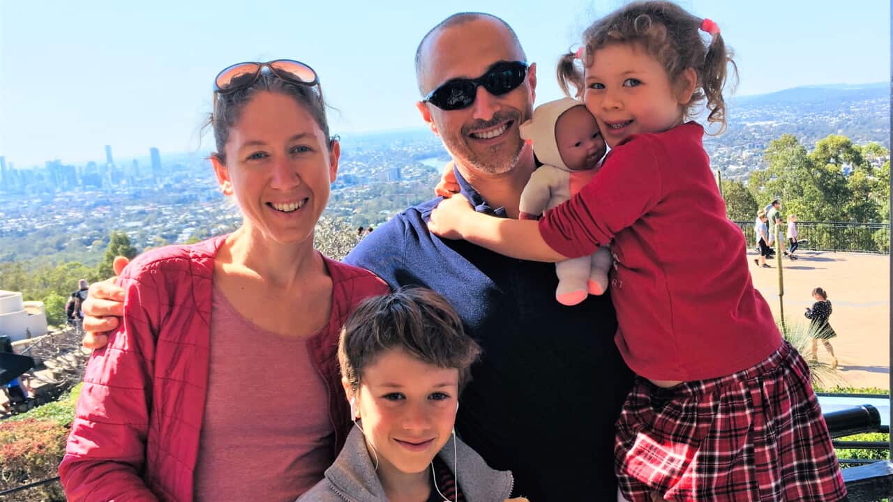 Stefano Zerbini e la sua famiglia