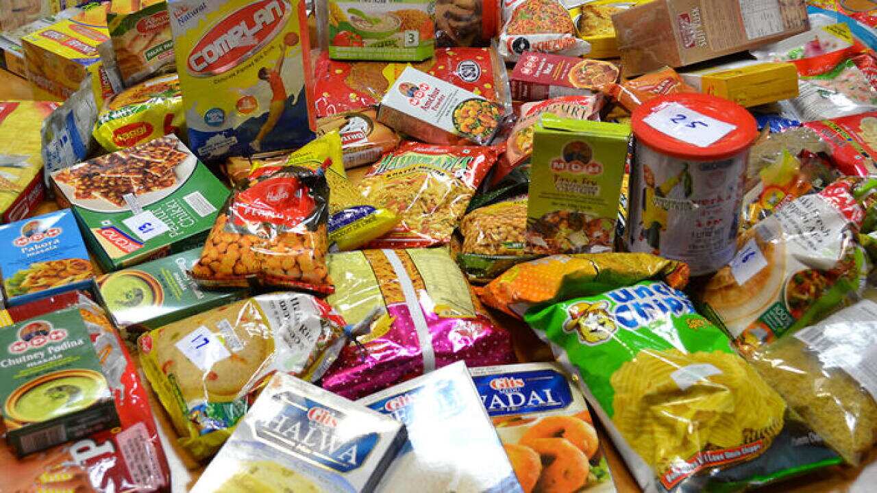 Food imported from overseas