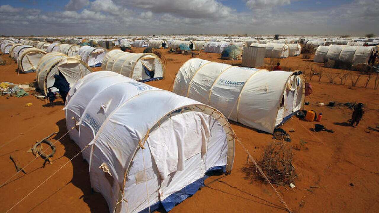 The UNHCR's Ifo Extension camp outside Dadaab, eastern Kenya, 100 kilometres from the Somali border.