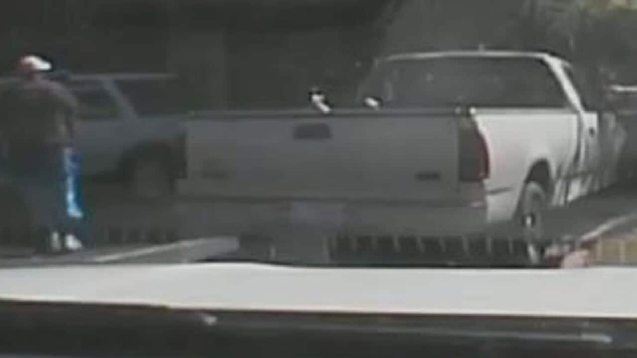 Moments prior to the fatal shooting of Keith Lamont Scott