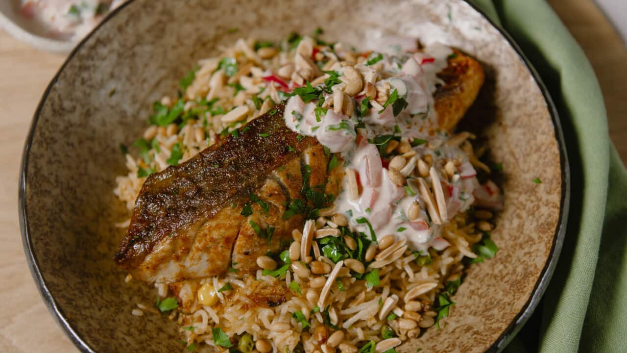 One pot sameke harra and rice