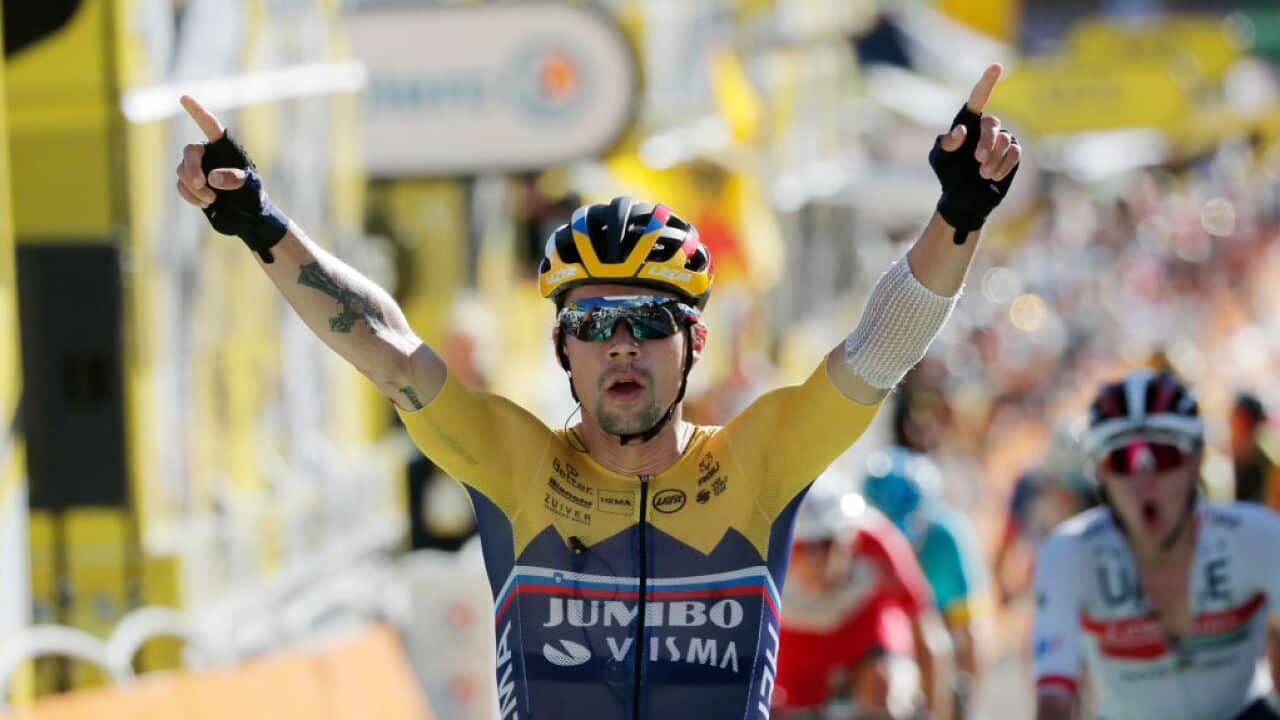Primož Roglič wins Stage 4 of the 2020 Tour de France