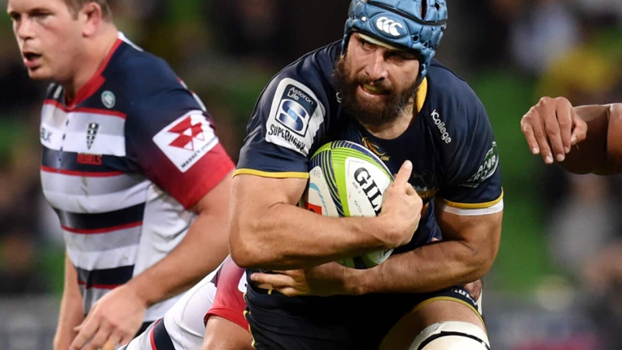 Scott Fardy of the Brumbies