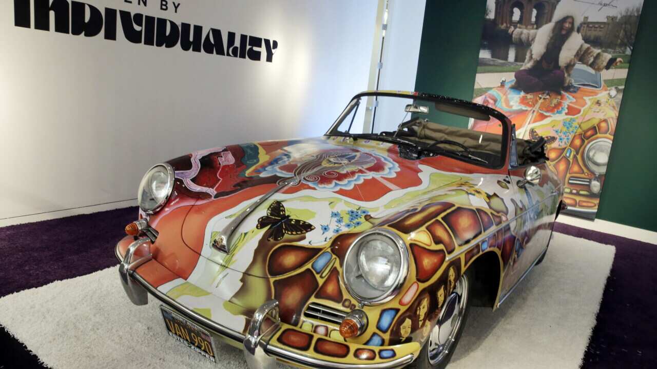 Janis Joplin’s psychedelic Porsche sells for nearly $2.5 million | SBS News