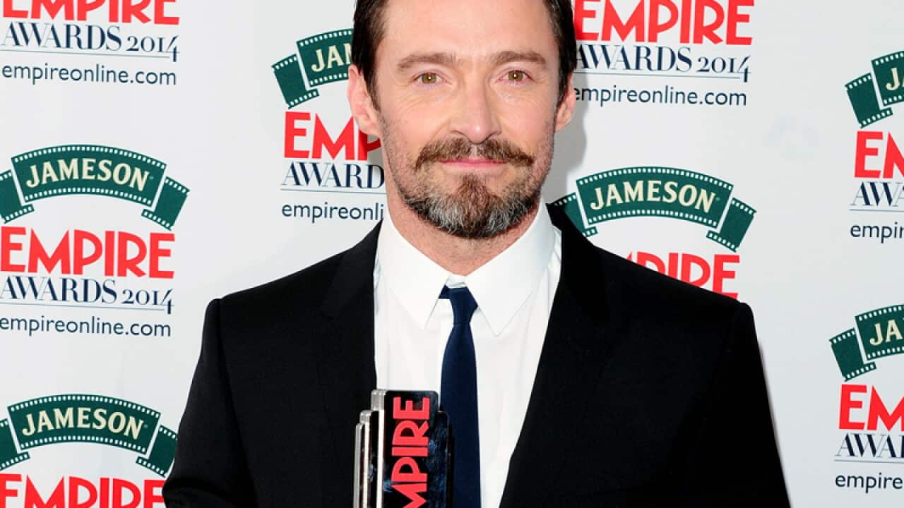 Hugh Jackman at the Empire Magazine Film Awards in London