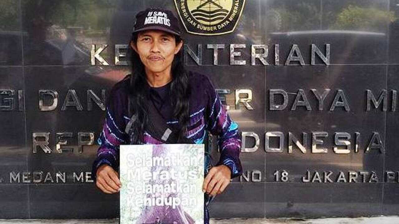 Kisworo Dwi Cahyono, Director of the Forum for the Environment (Walhi) Kalimantan Selatan