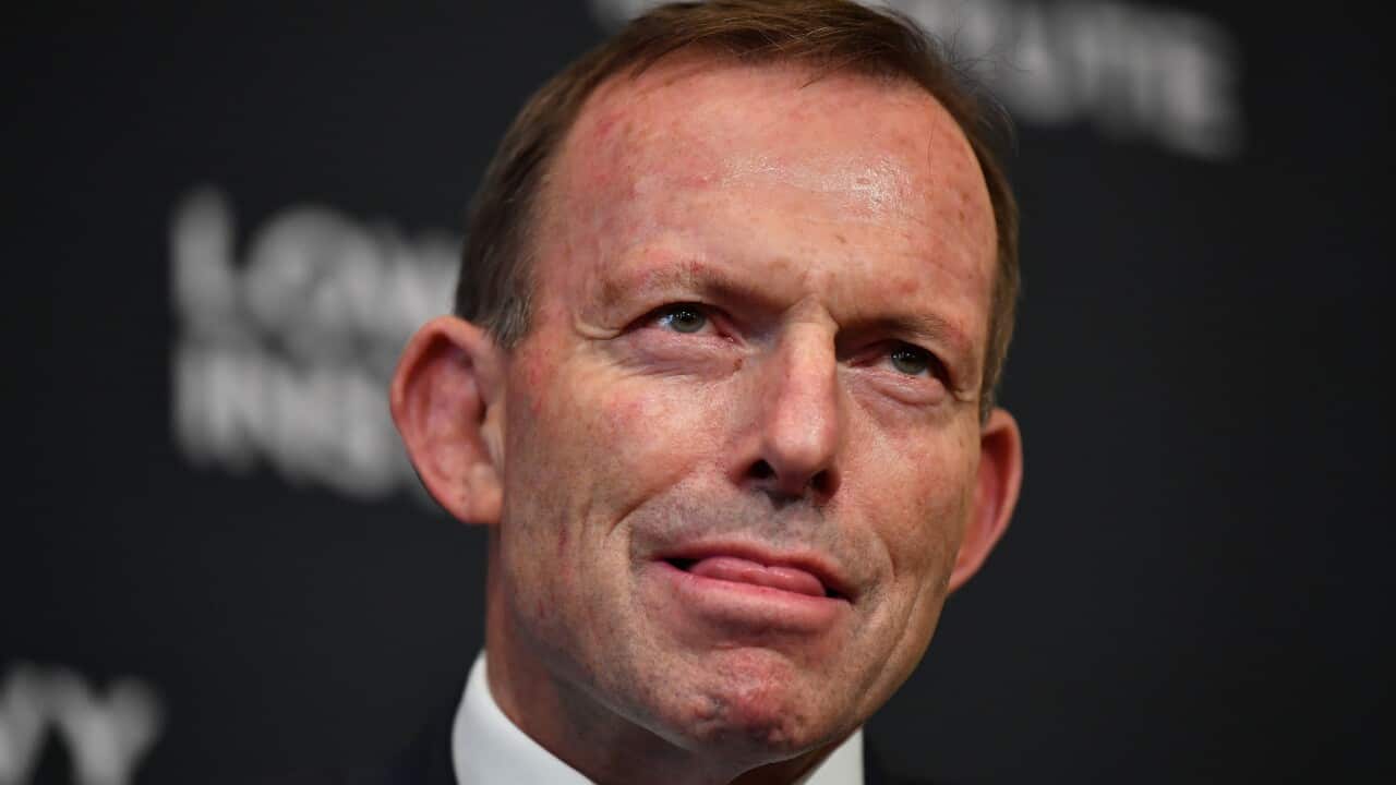 Former Australian Prime Minister Tony Abbott.