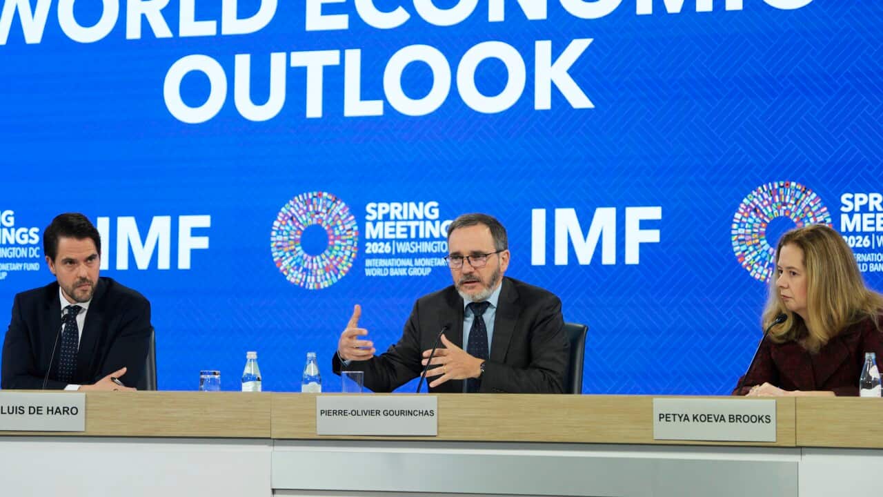 DC: IMF Counsellor Pierre Olivier Gourinchas hold a World Economic Outlook press briefing