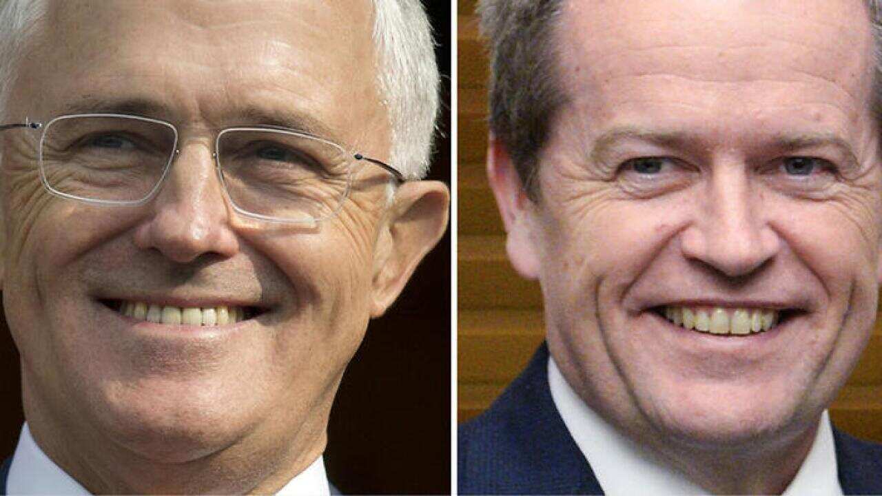 Malcolm Turnbull (L) and Bill Shorten (AAP)