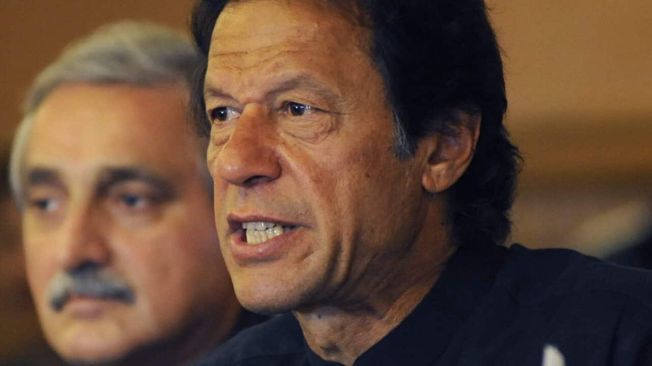 Imran Khan speaking