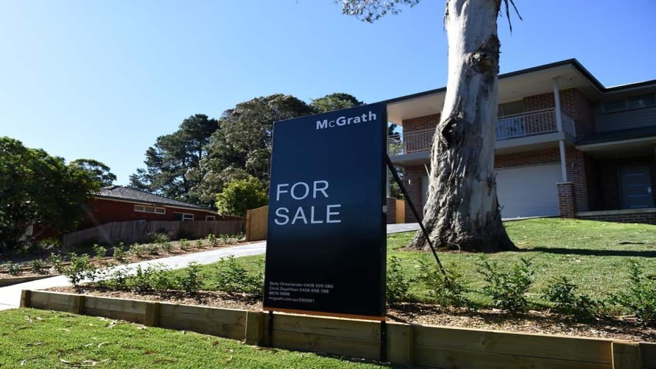General view of housing in Sydney.